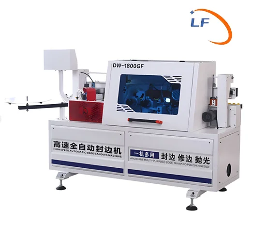 High speed Contour tracking fully automatic edge banding machine with edge