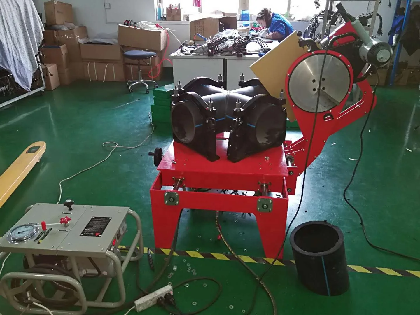 Hotool Hdpe Pipe Butt fusion Welding Machine 110-315mm, Multi Angle Welding Machine Butt Welding