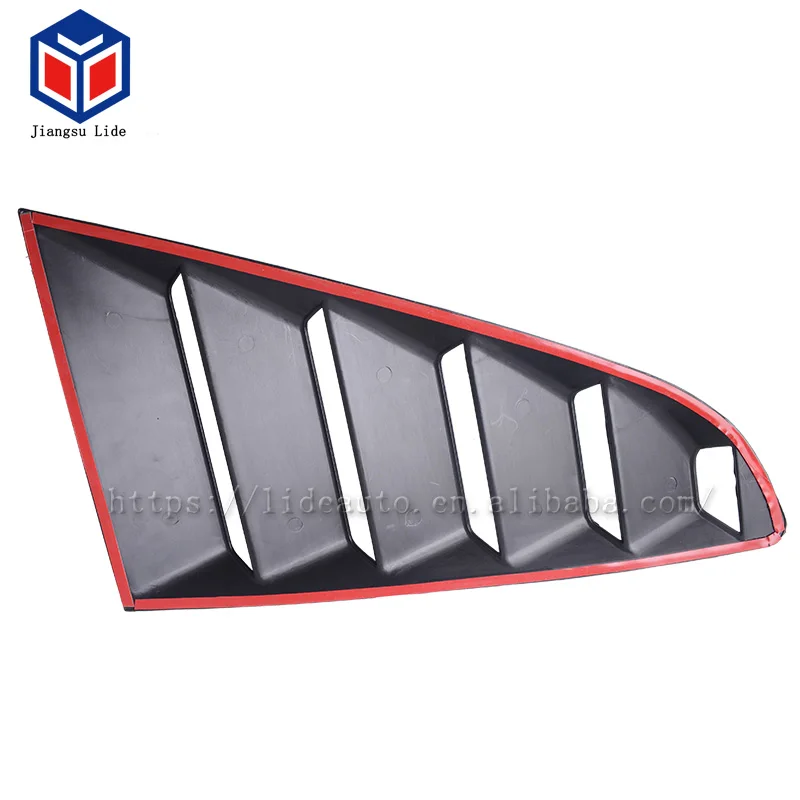 1/4 Quarter Car Side Window Scoop Cover Trim Sticker For Ford Mustang 2015-2018