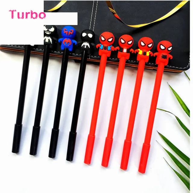 В наличии оптовая продажа офисная многофункциональная ручка с мультипликационным персонажем 2020 Популярные Простые кавайные гелевые ручки с черными чернилами бесплатный образец