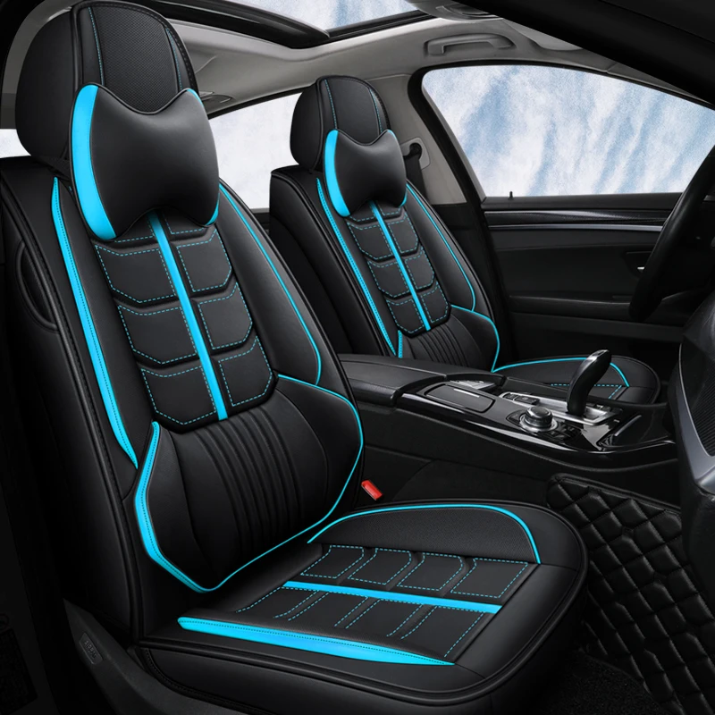 Wholesale Automobile Accessory Luxury Universal Size PVC Leather 3D Car Seat Cover Seat
