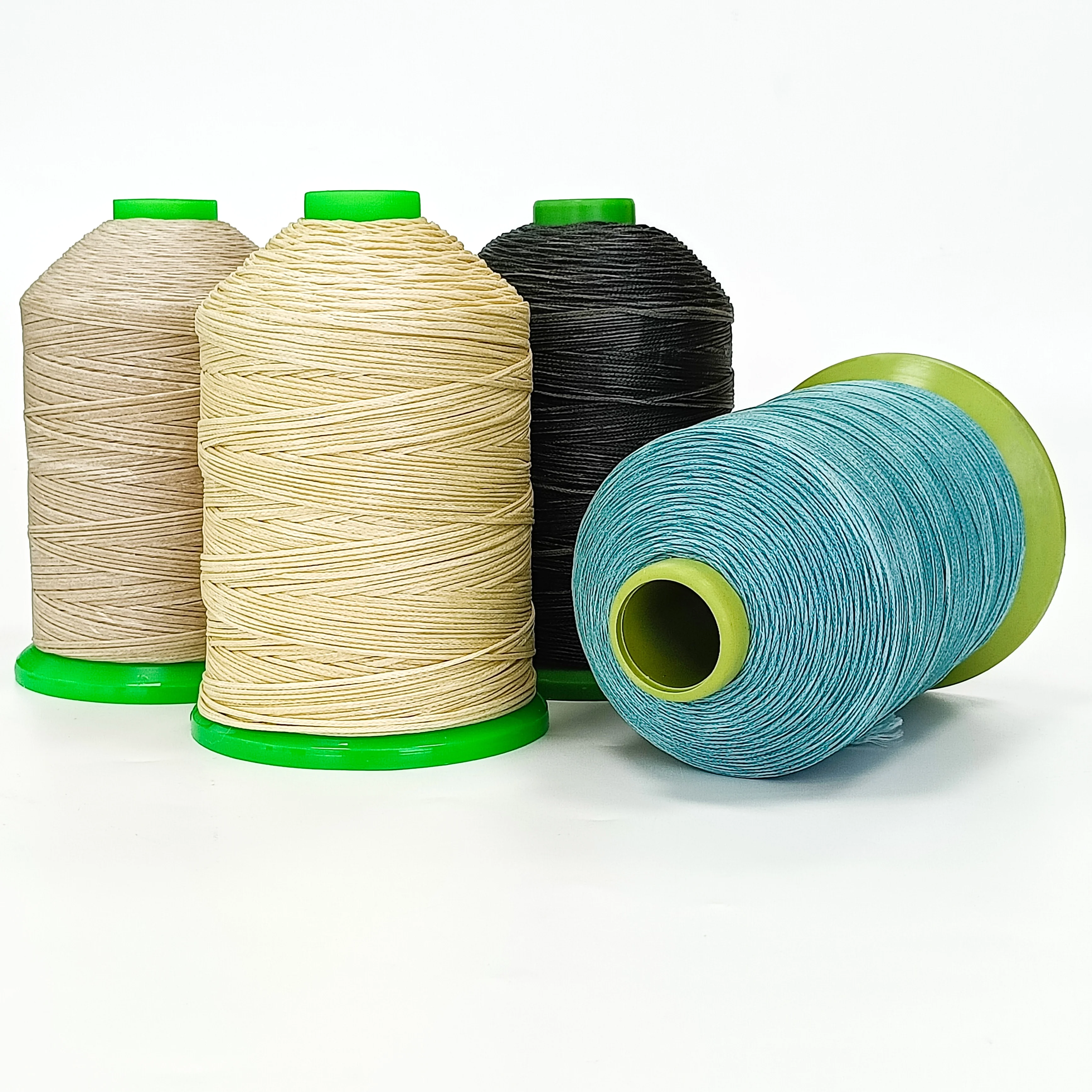 wholesale high tenacity waxed sewing thread for handbags,handicrafts,bags gallop waxed thread