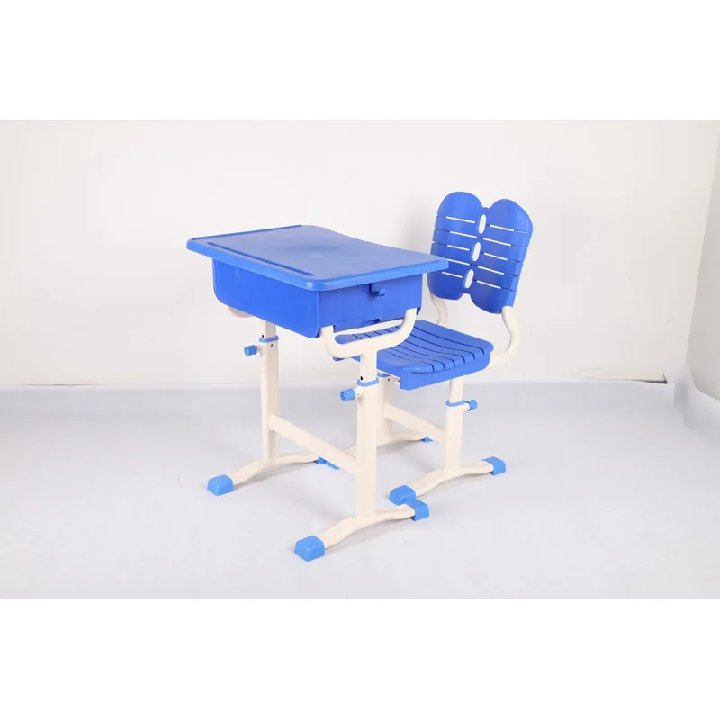 
easily lifted up and down adjustable elementary school Durable classroom study Tables and chairs sets 