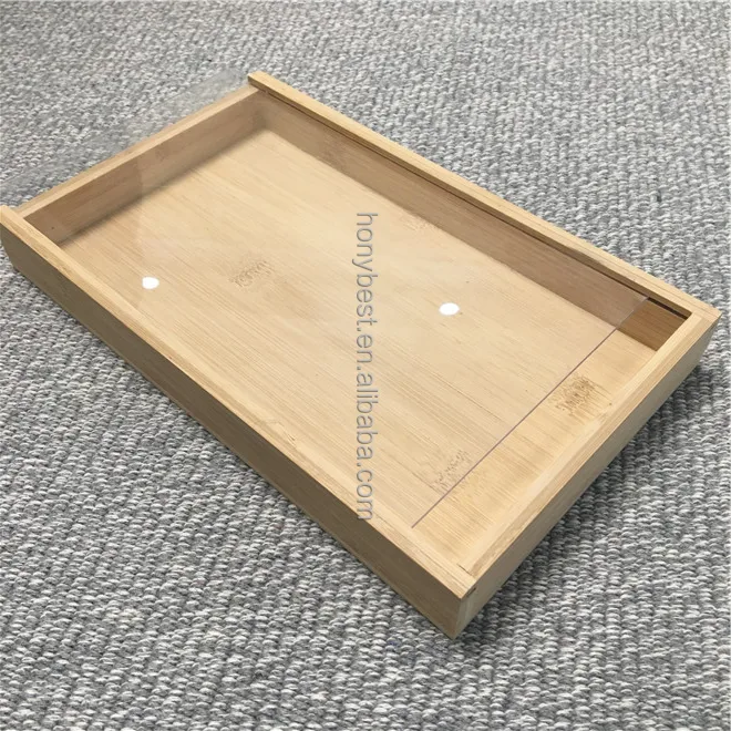 acrylic lid wooden box