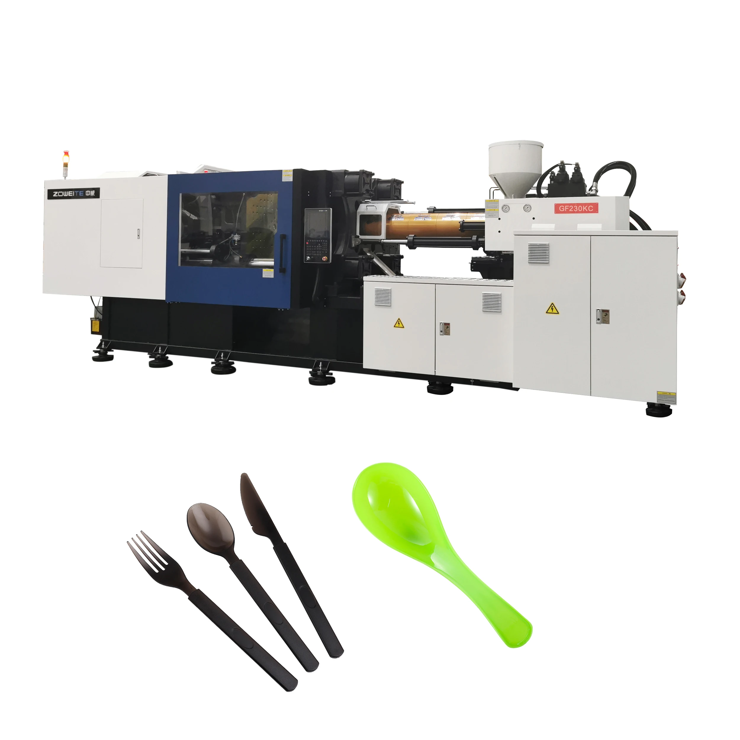 High speed plastic knife and fork machine 230 tons injection molding machine