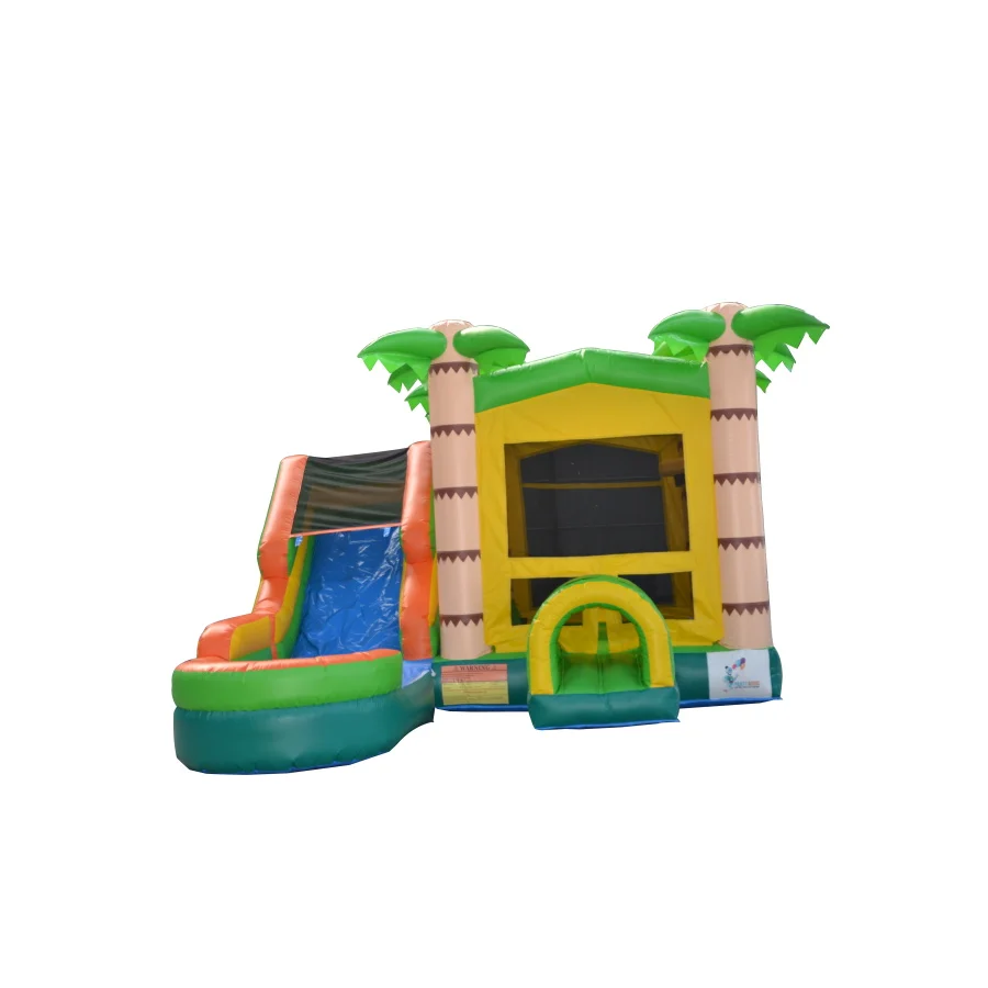 Interesting inflatable water slide for kids candy shop bounce house baby bounce house 8x8