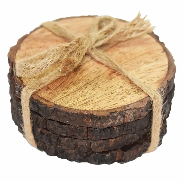 stone and wood coasters Wooden Luxury Coasters Multiuse Board Plate stone coasters