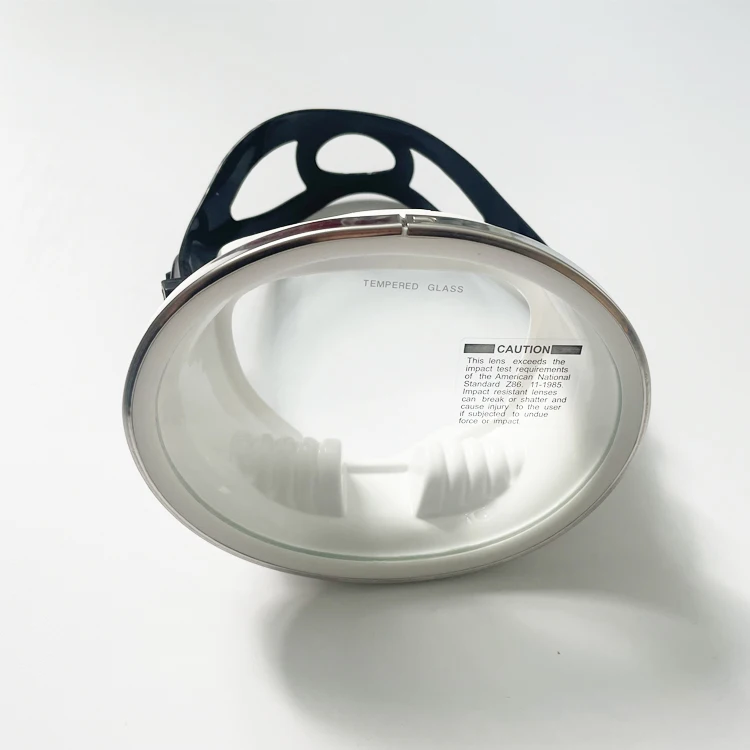 high quality Aluminum alloy freediving tempered glass diving mask