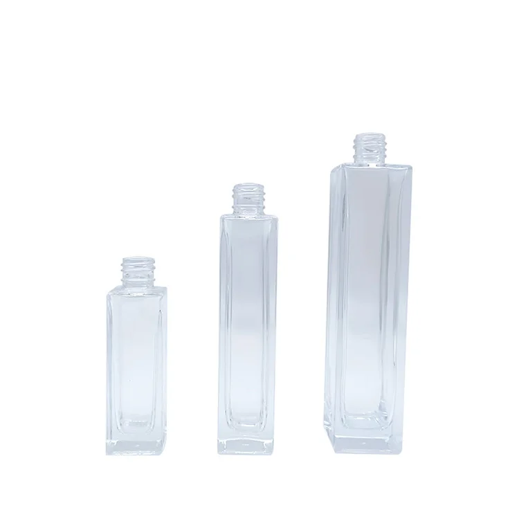 art deco vintage style perfume bottles 30 50 100 ml empty clear glass refillable decorations bottle for perfume