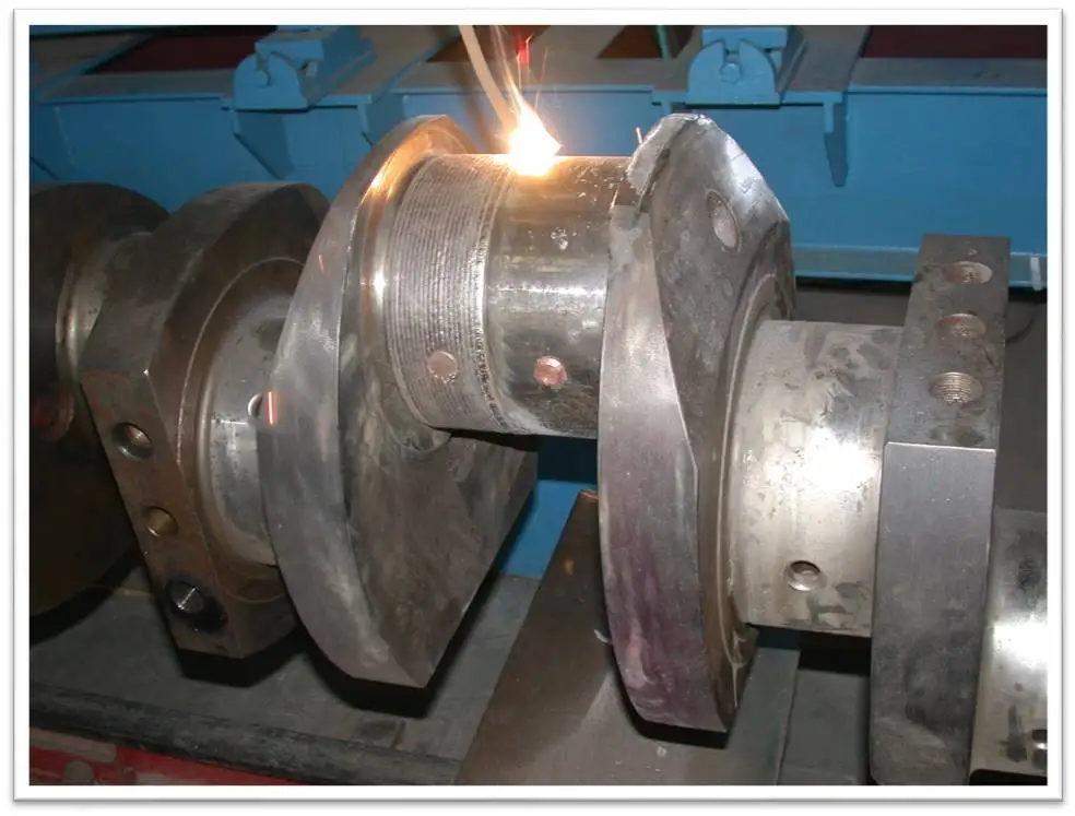FED High Quality Laser Repairing or Coating for Metal Surface of crankshafts and Cylinder Laser Cladding Machine