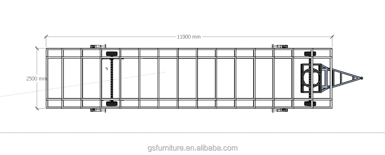 Outdoor prefab tiny mobile trailer house prefabricated mini house for sale