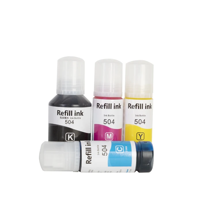 universal ink 504 544 desktop Dye Ink compatible For ET-2760 ET-3710 ET-3760