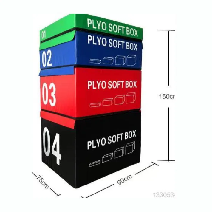 IETA Factory Direct Adjustable Gym Weightlifting Equipment Poly Soft Weight Plate Platform Jerk Box