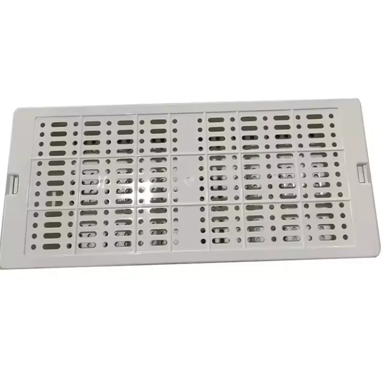 Silicone Resin Sterilizing Box Disinfecting Box Flexible Endoscope Medical Container Sterilization Tray