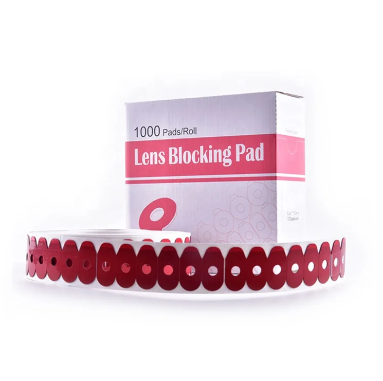 High Quality Blocking Pads Esilor 3m, Cheap Wholesale Red Blocking Pads For Essilor Edger