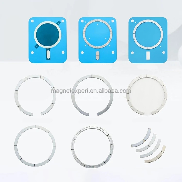 n52 Arc Segment Neodymium Super Magnet Disc Permanent Ndfeb with Nickel Coating for Welding