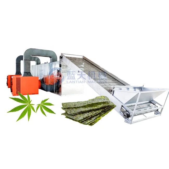 Continuous kelp dryer mesh conveyor belt air source heat pump dryer automatic dryer