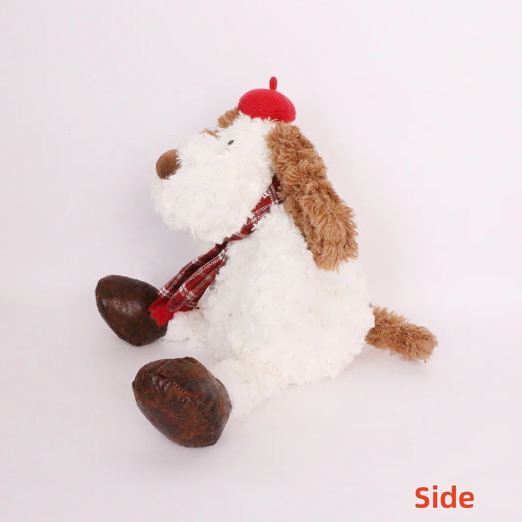 BSCI/CE/SEDEX certification Custom plush puppy toy baby gift can be customized LOGO size color stuffed dog toys  plush toys