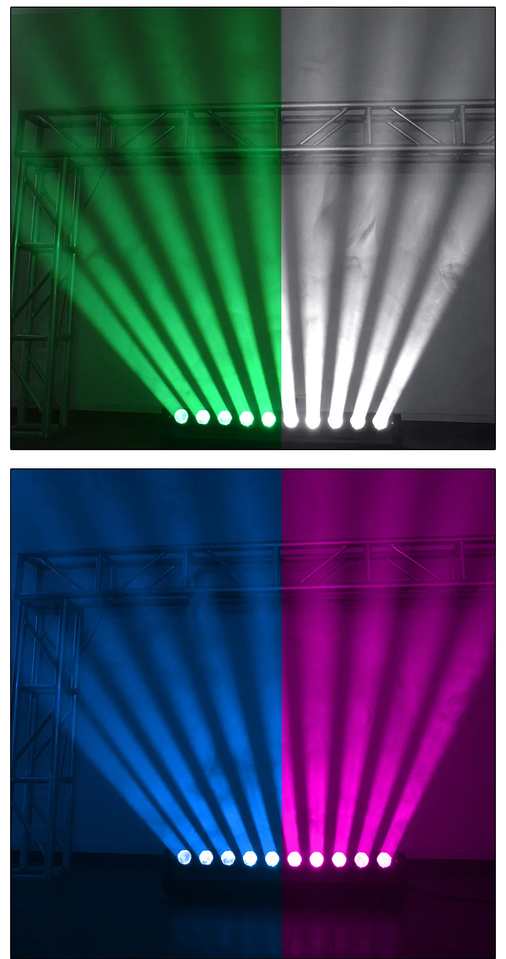 Club Disco Lights Rotating Led Pixel bar Dmx Beam bar 10x40 Watt