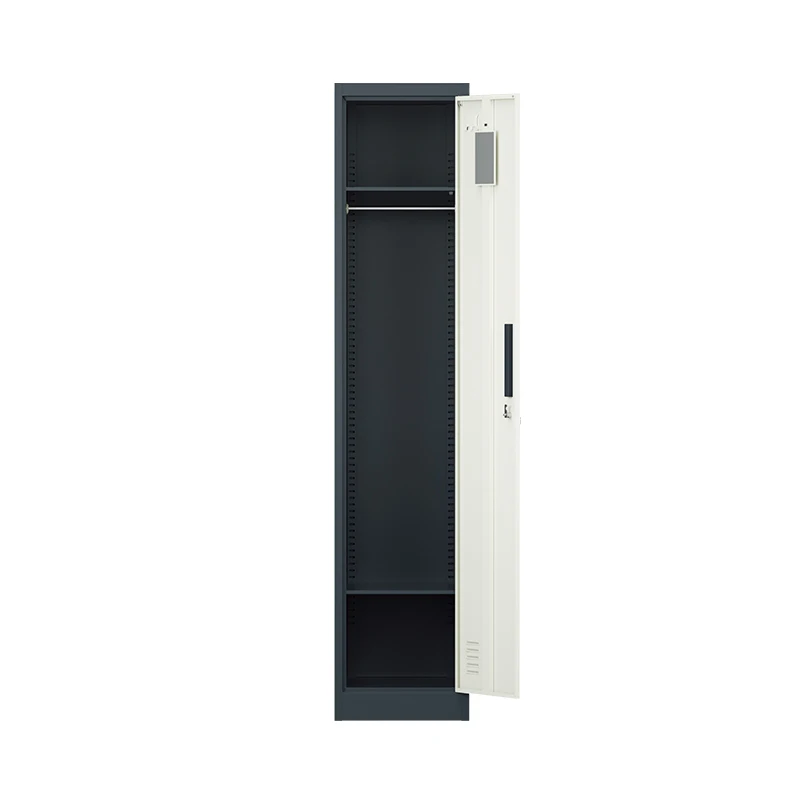 Single door Wardrobes equipment modern 1 door steel Closet locker vertical 1 door metal locker cabinet steel cabinet