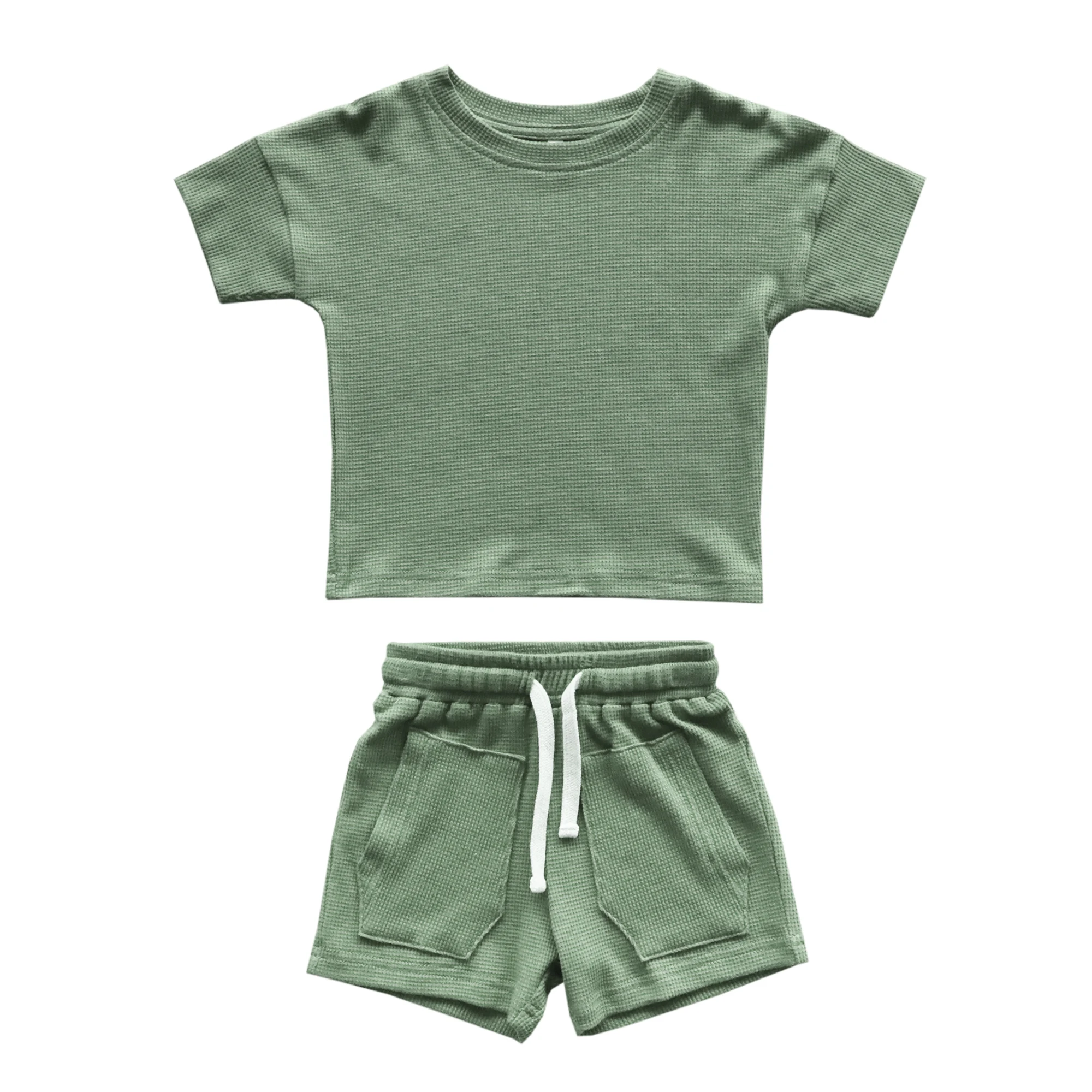 2023 Summer Style Baby Clothes Sets Wholesale T-shirt &Shorts Toddle Clothing Sets Kids Out Wear
