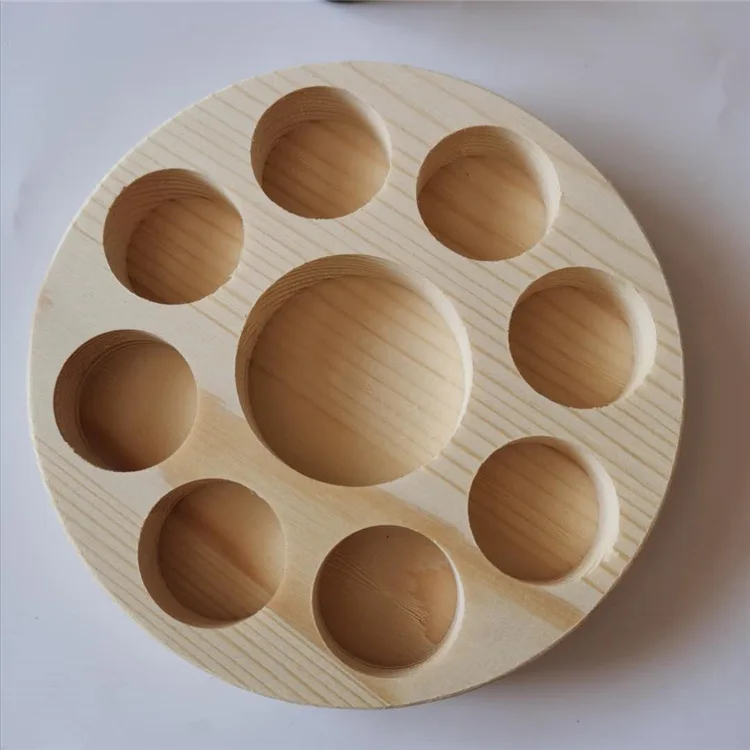 Essential Oil Bottles Wooden Storage Display Stand Travel Display Presentation Holder Cosmetic Aromatherapy Organizer Rack