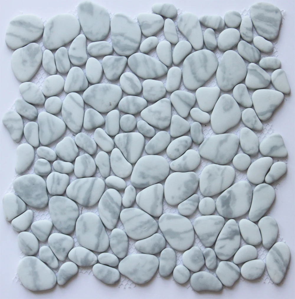 Hot Sale Factory Price Decoration Glass Pebble Mosaic Tile