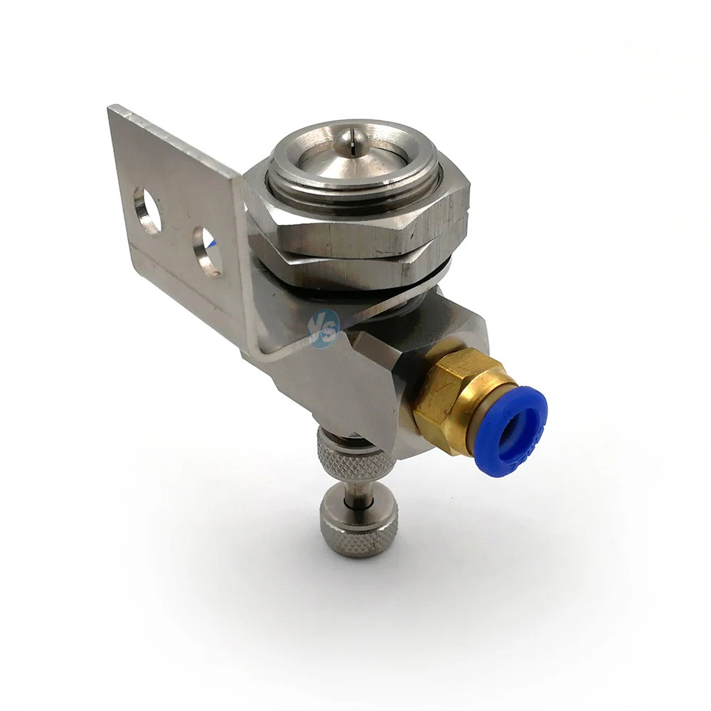 Adjustable Air Atomizing Jet Nozzle Compressed Air and Water Atomizing Nozzle With Pipe Fittings and Nozzle Fixing Device