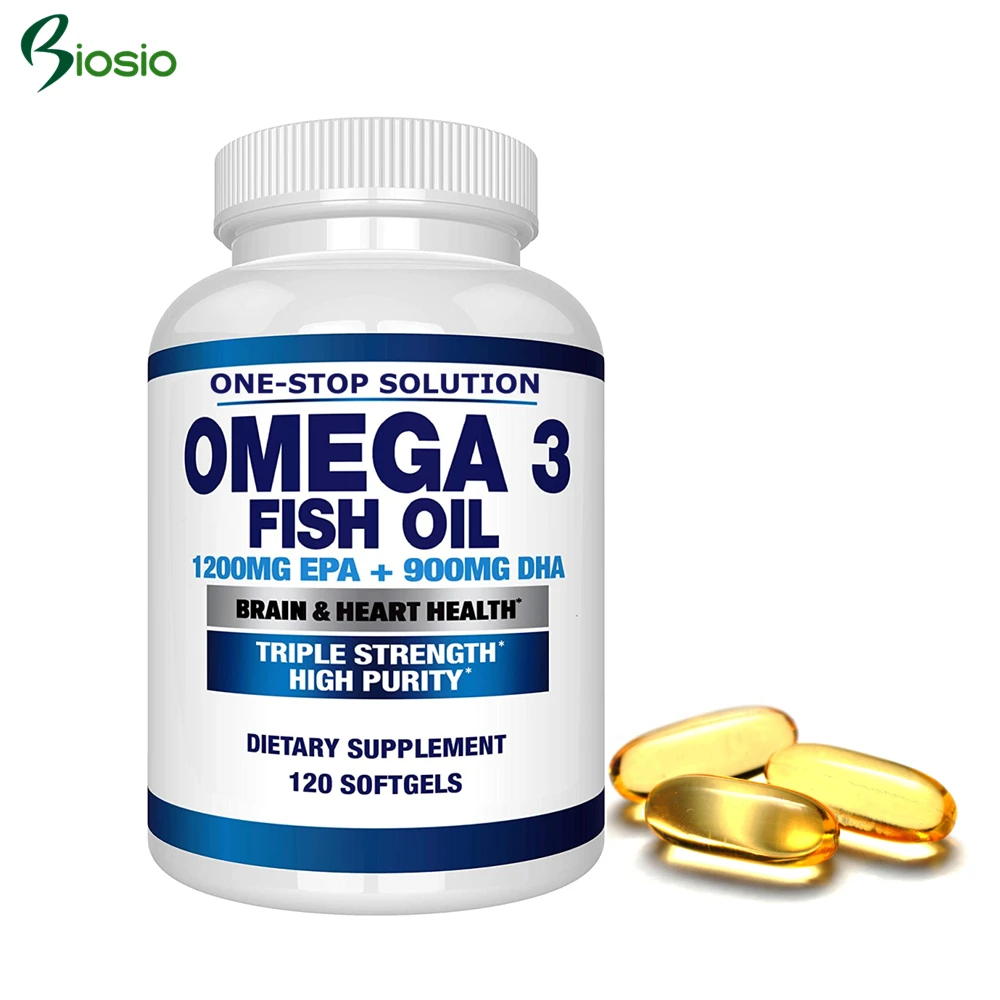 Factory Customized HALAL Daily Supplement Omega 3 6 9 Brain Cells DHA EPA Vitamin A Vitamin D3 Cod Liver Oil Fish Oil Softgel