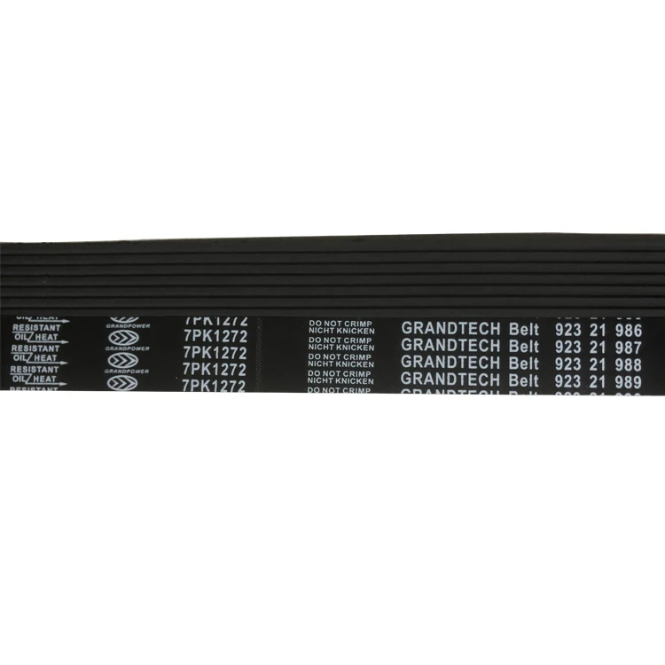 7PK2264 OEM Conveyor Rubber V Ribbed 6pk 8pk 120j Ribbed V Belts For Toyota 5l Fan Belt