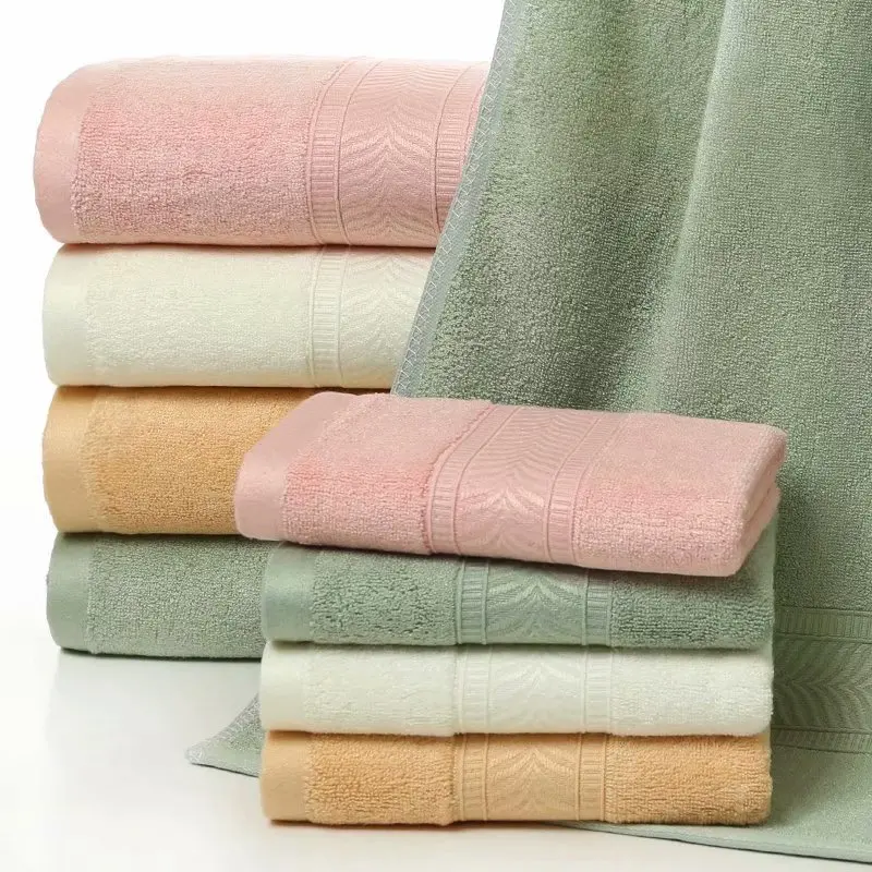 Hot Sale70x140cm High Quality Premium Organic Soft Big Size Ultra Absorb Bamboo Fiber Face Bath Towel