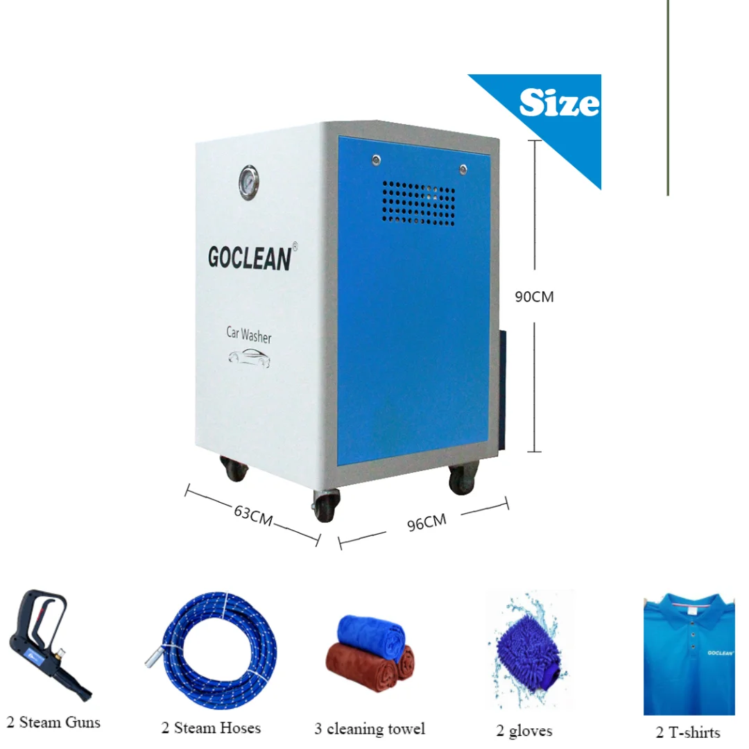 Mobile High Pressure wet and dry steam Car Washing Cleaner Multi-functional decontamination Steam Cleaning Machine Washer