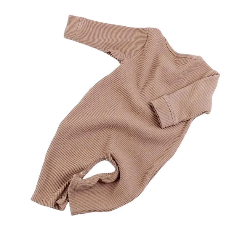 
Ribbed baby bamboo clothing wholesale newborn baby clothes romper gowns 