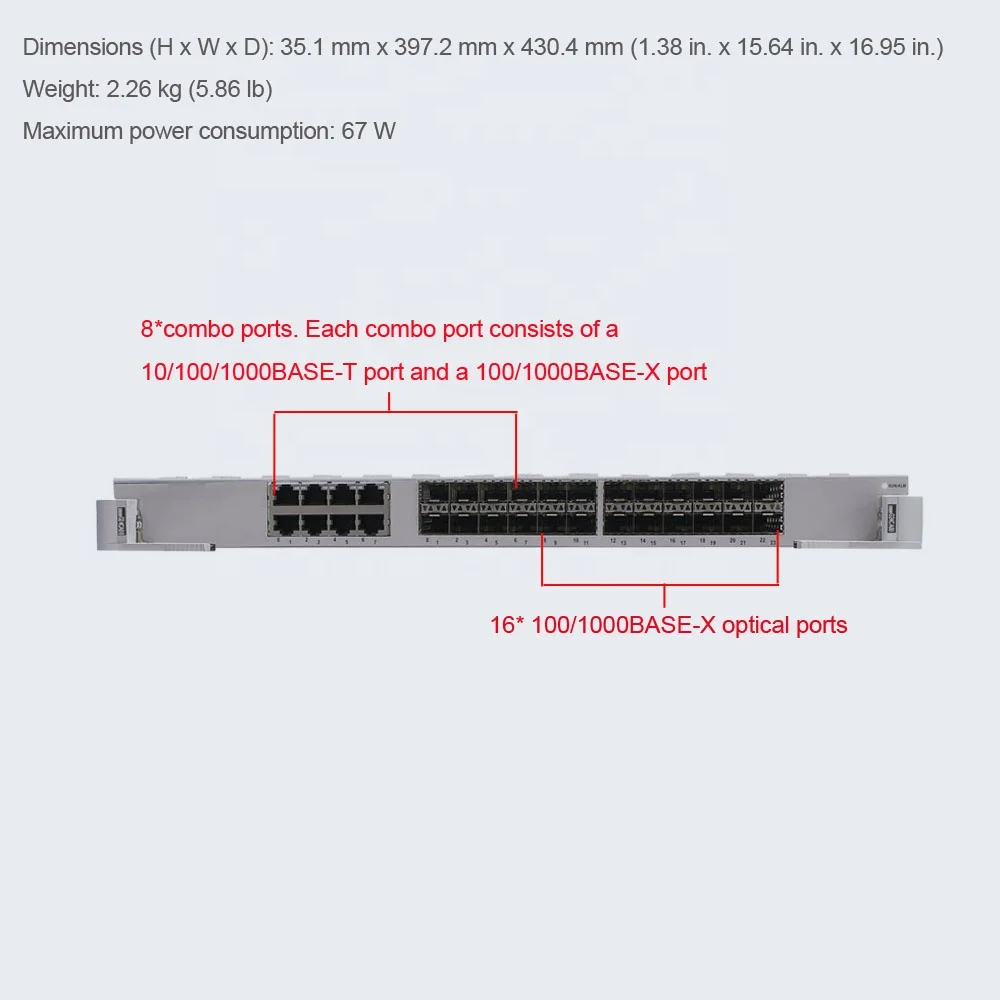 Сетевая Интернет-карта S7700 ES0D0G24CA00 24 порта комбинированная плата