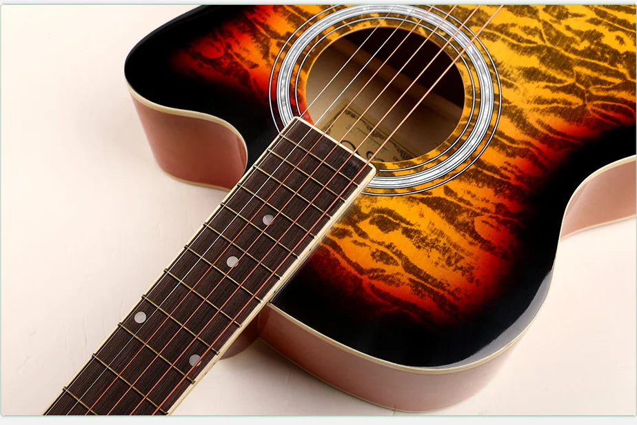 Wholesale cheap new acoustic guitars guitar part online for adults