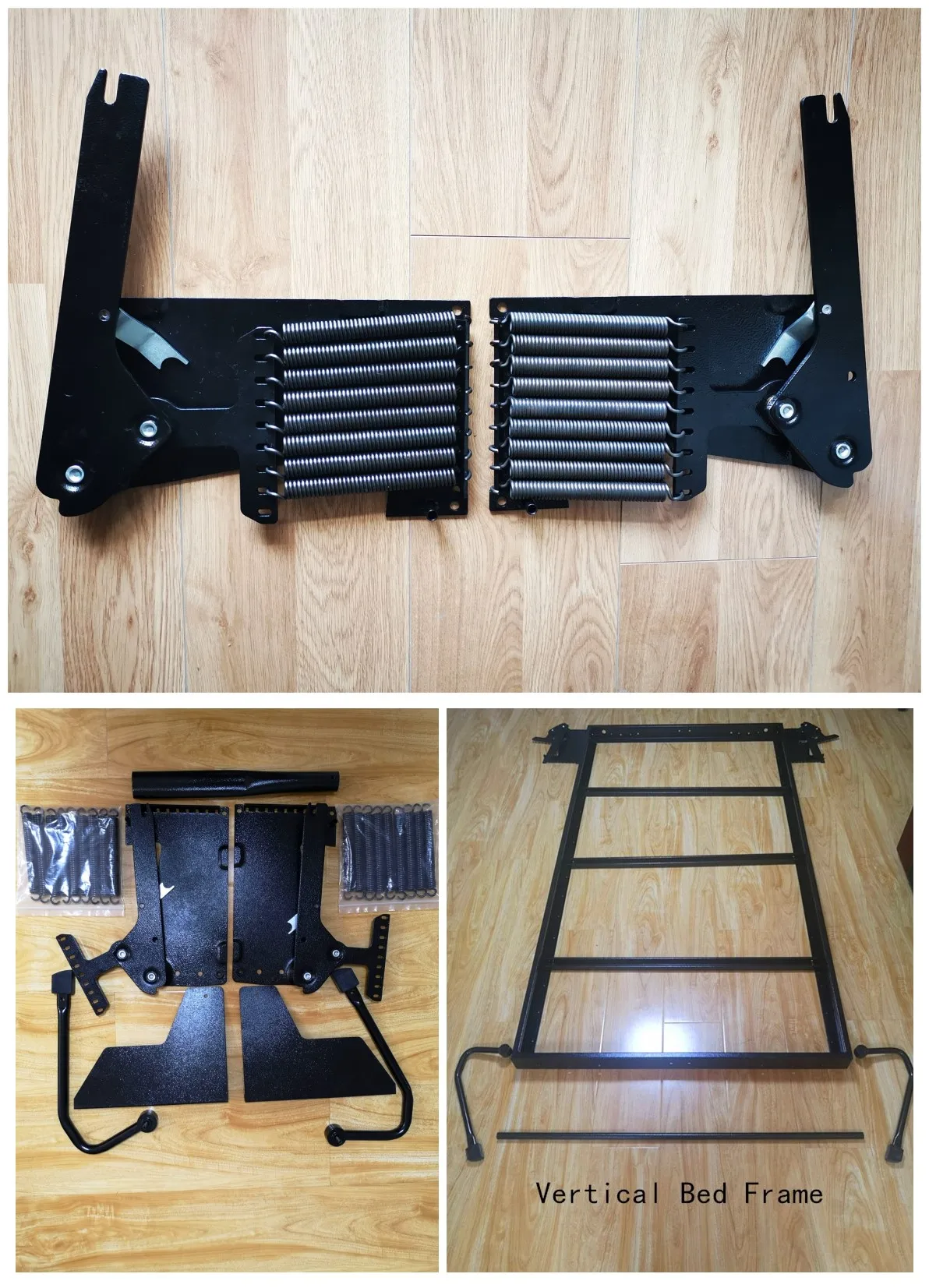 Fold down Murphy hidden wall beds spring mechanism hardware kit leg tube with closet or cabinet