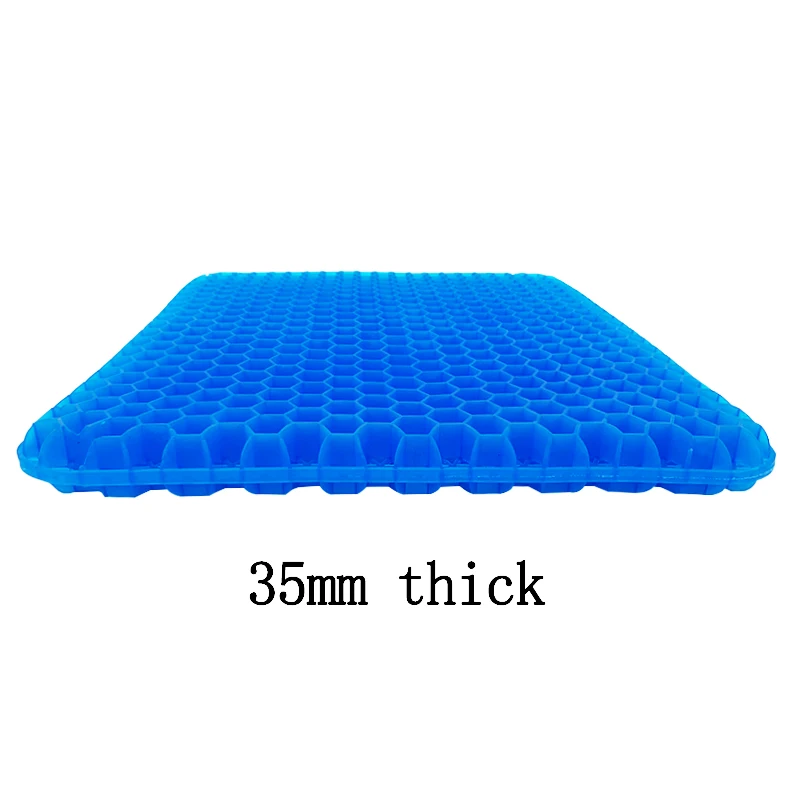 Wholesale comfort soft Square honeycomb egg gel seat cushion gel sitter for office chair car seat