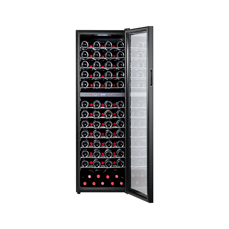 JCD-238 Oem 94 Bottles Wine Fridge Cooler Electronic Compressor Wine Cooler