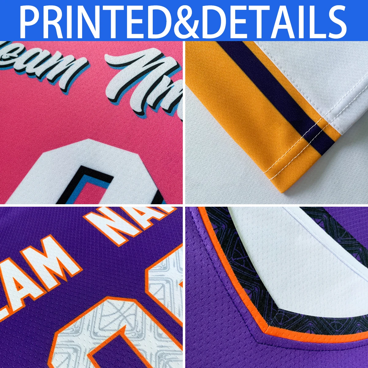 Customized Stitched Embroidery Jersey Basketball Sublimation Basketball Uniform