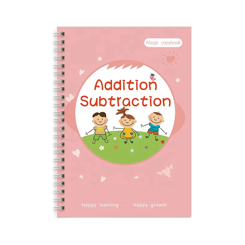 Kindergarten Groove Calligraphy Copybook Factory Wholesale Magic Children Book Digital Printing Cover CMYK Printed Coated Paper