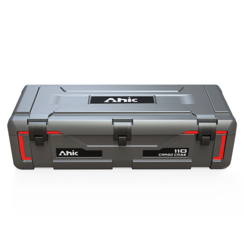 110L Rugged Case HDPE Cargo Case Hard Plastic Rotomolded Tool Box 4WD Storage Box Roof Rack