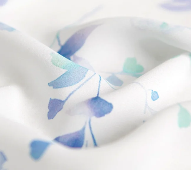 Factory Supply Woven Polyester Chiffon Printing Fabric Flower Pattern Spring Summer Women Fashion Digital Printing Fabric