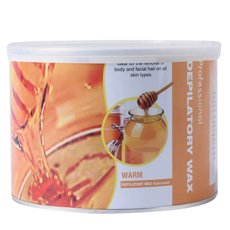 Wholesale Wax Natural Rosin Hair Removal 400G Honey Tin Packing Soft Wax for Depilation Beauty Spa