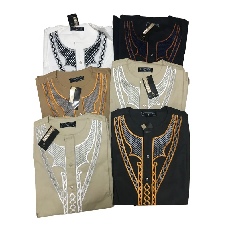 Custom brand Bulk Wholesale Mens African Traditional Clothes Nigeria Outfit Clothing