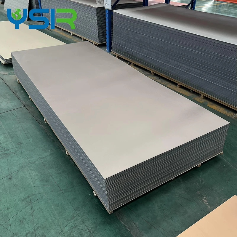China Yansen waterproof coextrusion layer 5mm 8mm customized length PVC film metal surface PET marble Bamboo charcoal board