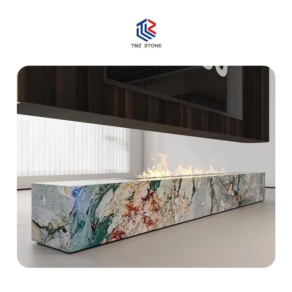 TMZ OEM/ODM Cambodia Four Season Pink Marble Countertops Floor Tiles Vanity Tops for Interior Decoration Luxury Projects