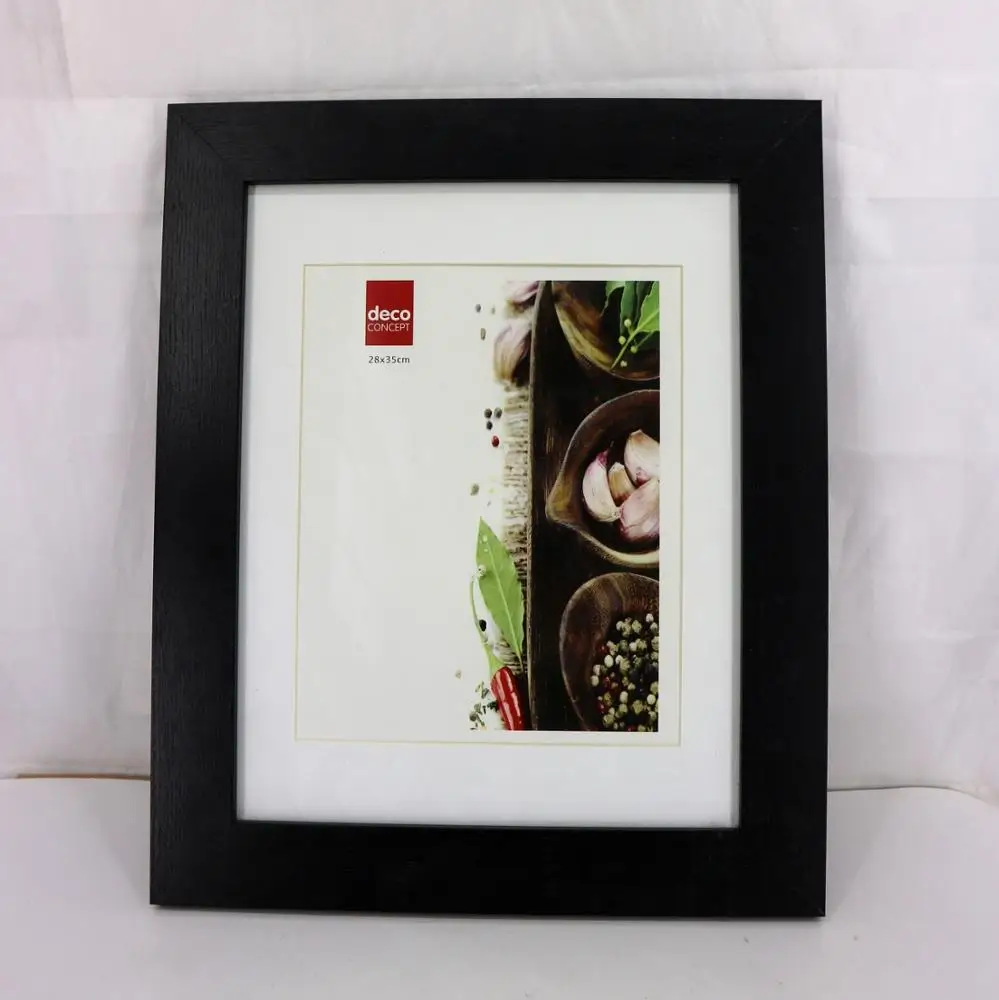 
Euro Style 8x10 A4 Wholesale Black White MDF Wood Photo Picture Frames,Wall Hanging Simple Picture Frames For Home Deco 