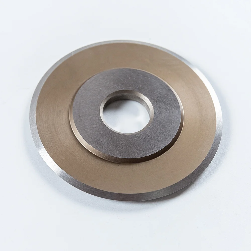 High Precision Hardened Chrome Alloy Fast Cutting Crush Cutter Score Slitter Blade for Paper Foil