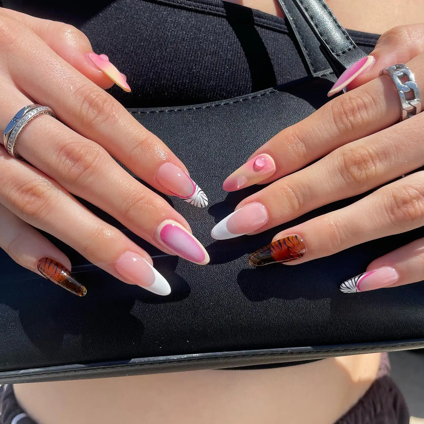 2025 spring wild design good quality long last  factory supply customize  nails  Designed Nail Tips  fake nails