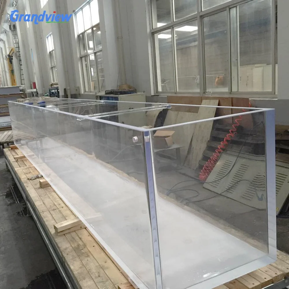 custom size shape clear fish tank acrylic big acrylic aquarium